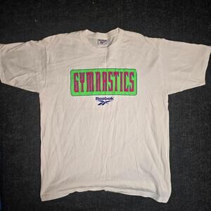 Vintage 90s Reebok Single Stitch tee. mens XL